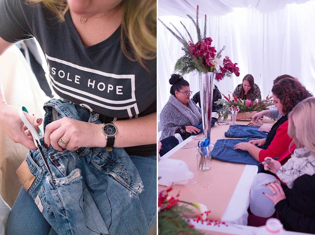 Philanthropy 2015: Monterery made 27 pairs of shoes for Sole Hope. Photos by Laura Hernandez Photography.