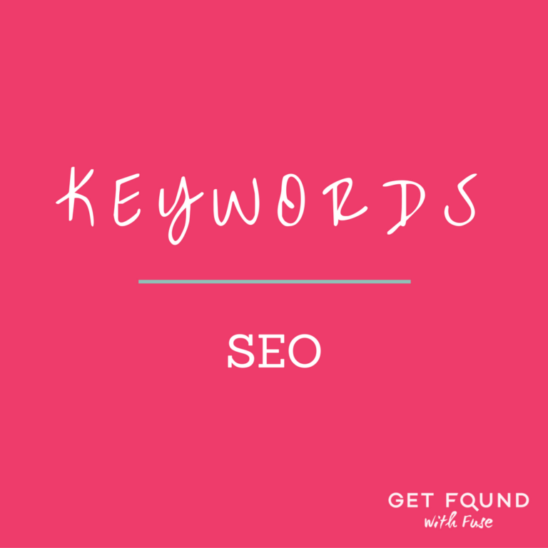 a pink square with the text 