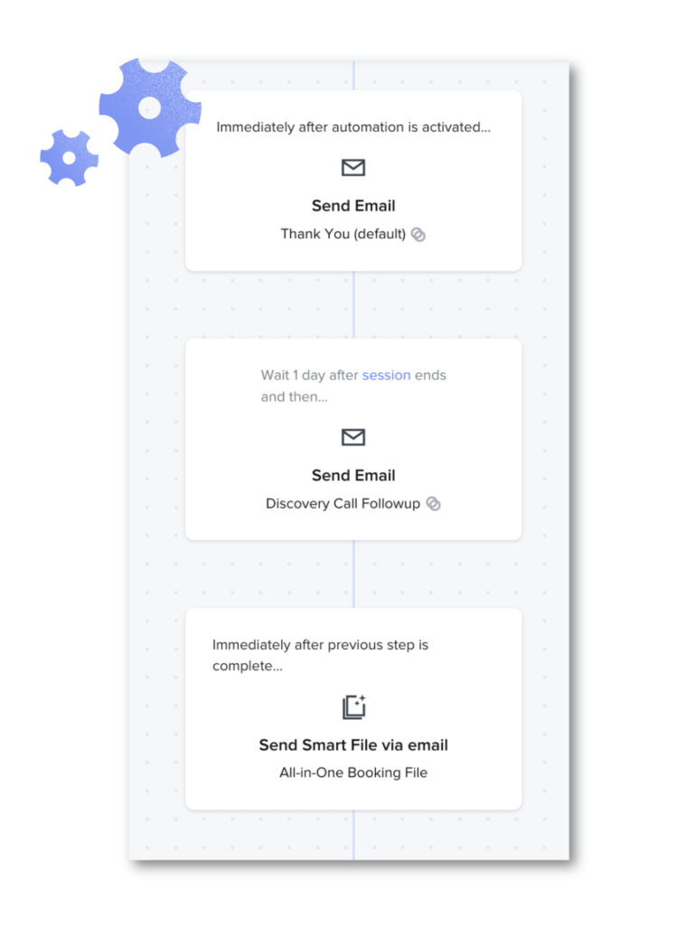 HoneyBook automation for scheduling and booking